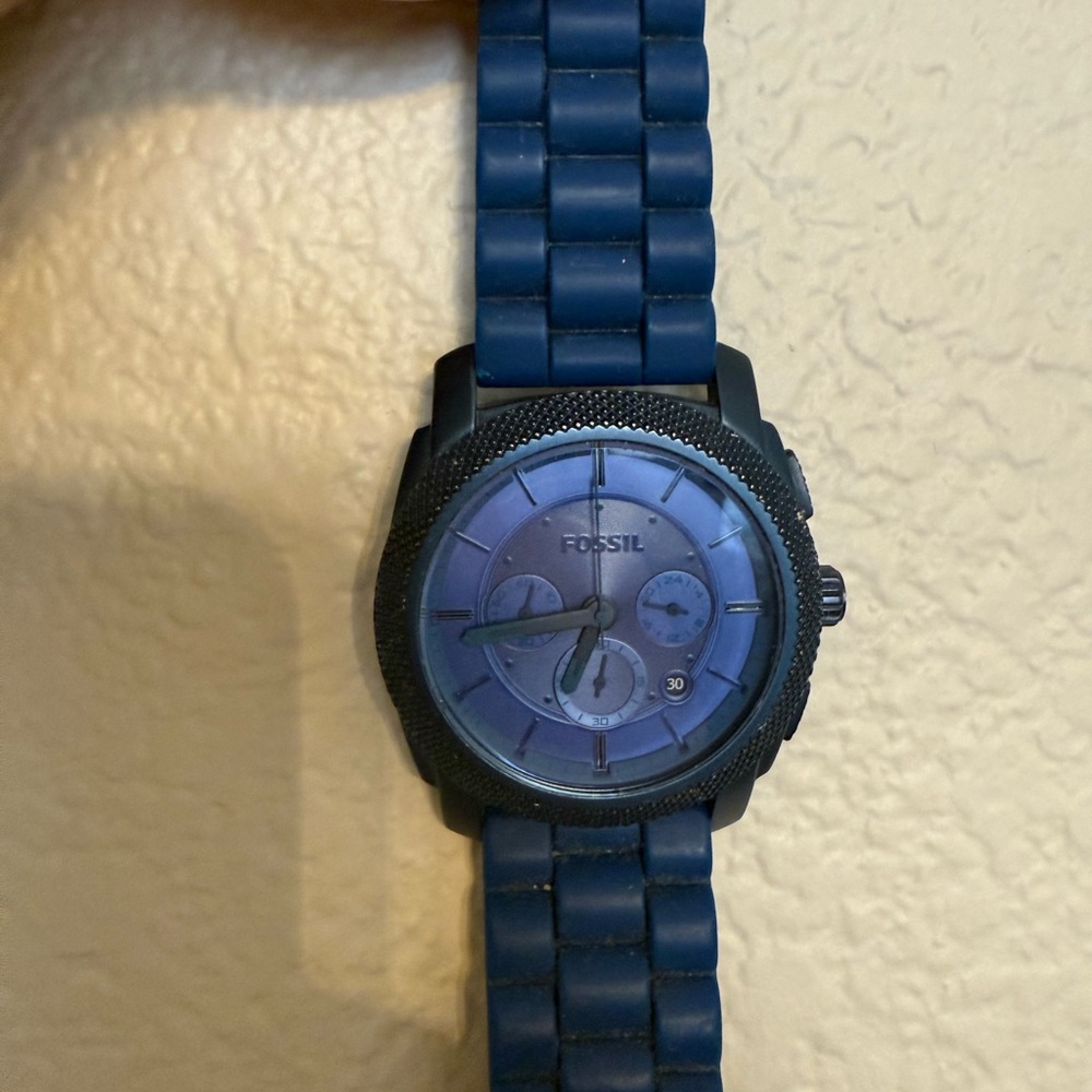 Fossil Blue Chronograph Watch